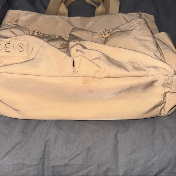 BEIS The Sport Carry-All Cream Beige Tote Bag - Picture 7 of 12
